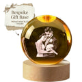 3D Customized Crystal Sphere | Premium LED Night Light