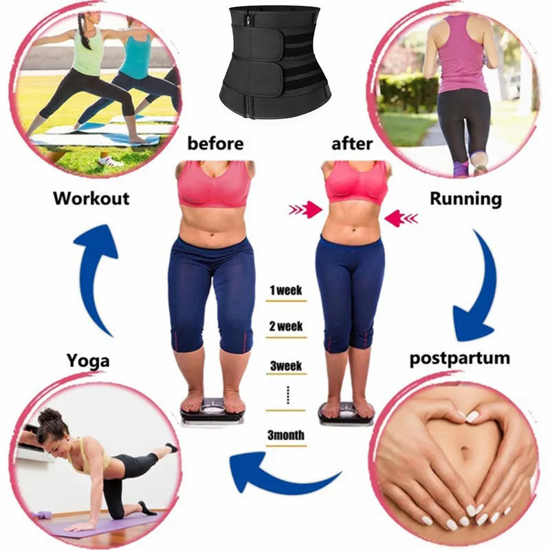 AliSolve™ Thermo-Core Waist Trainer | Heavy-Duty Posture Sweat Belt