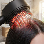 AliSolve™ 3-in-1 Red Light Scalp Massager | Professional Serum Comb