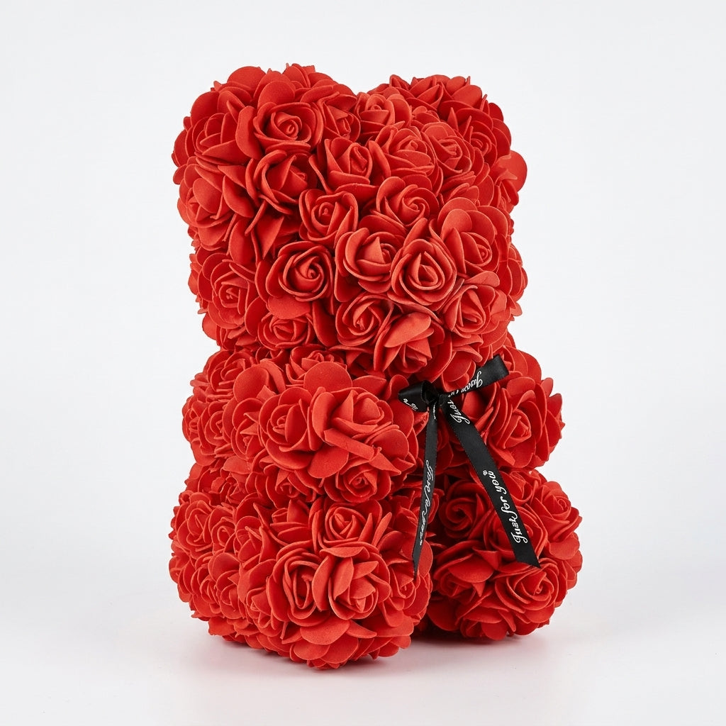 Handcrafted Eternal Rose Teddy Bear| Perfect Gift