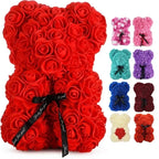 Handcrafted Eternal Rose Teddy Bear| Perfect Gift
