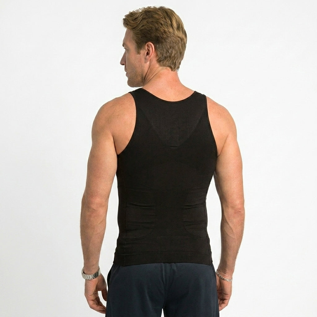 AliSolve™ Pro-Align Compression Vest | Men's Body Shaping Shirt