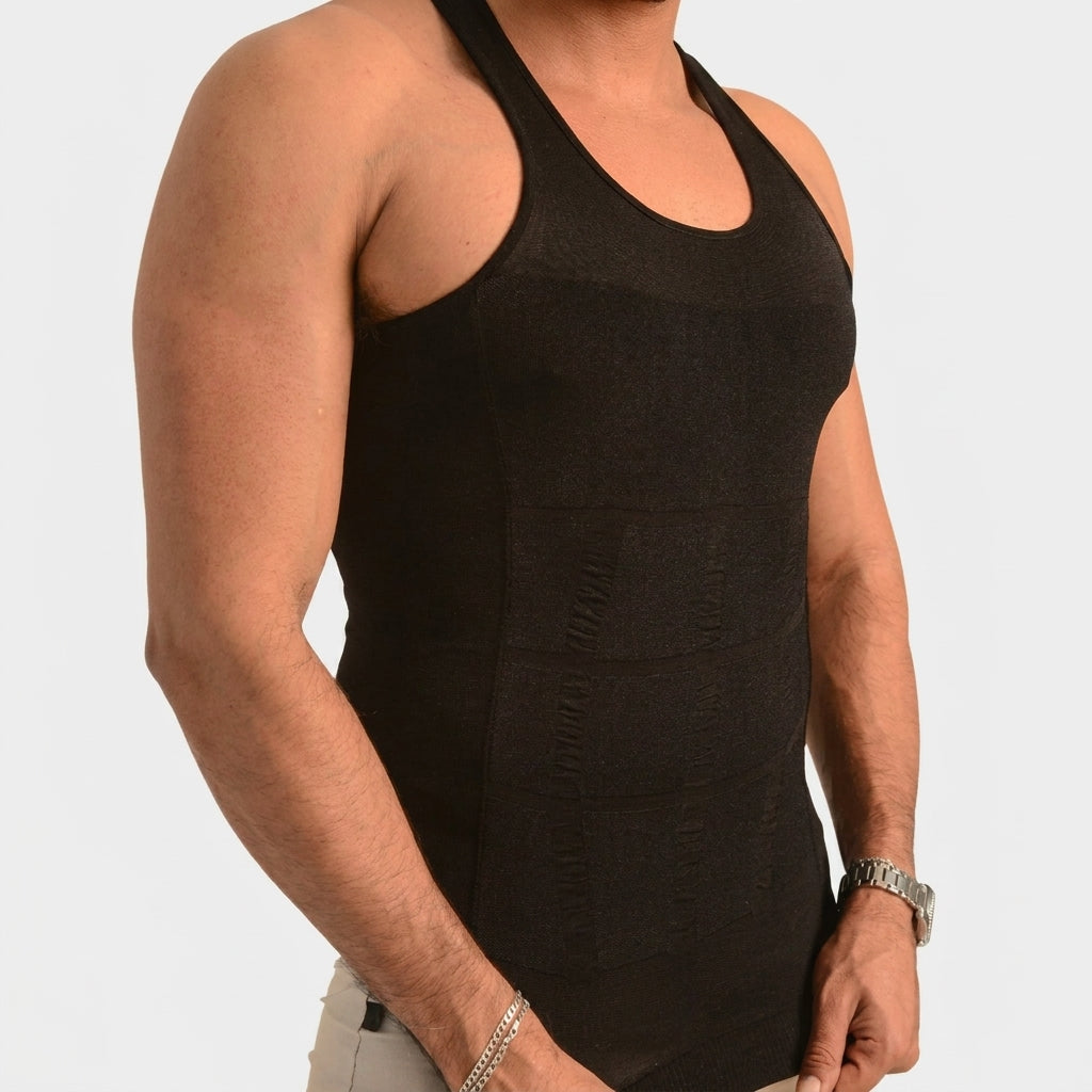 AliSolve™ Pro-Align Compression Vest | Men's Body Shaping Shirt