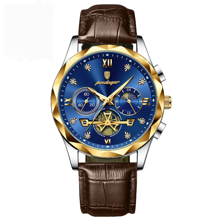 The Sovereign Chronograph | Premium Leather Edition