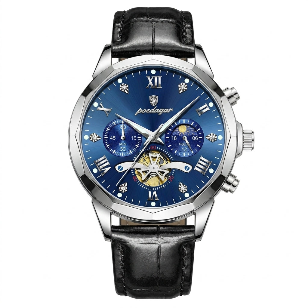 The Sovereign Chronograph | Premium Leather Edition