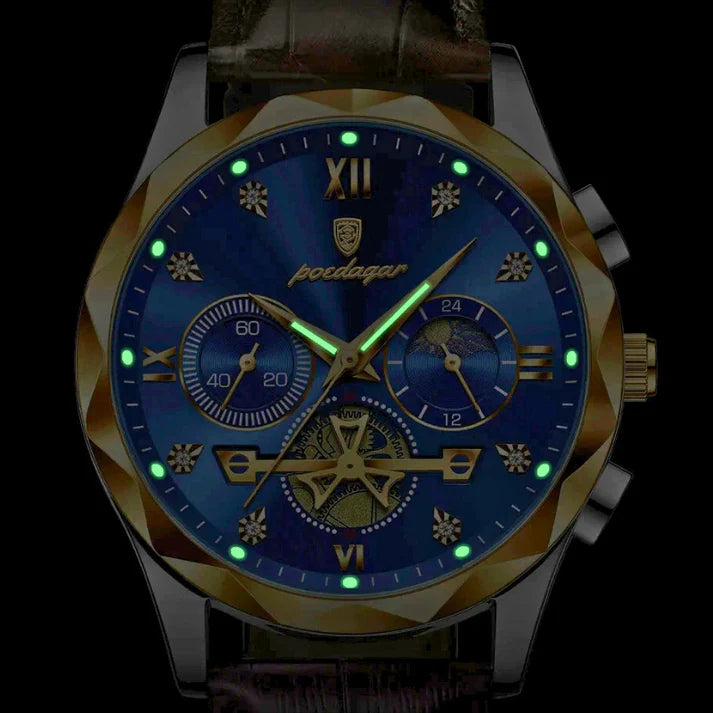 The Sovereign Chronograph | Premium Leather Edition