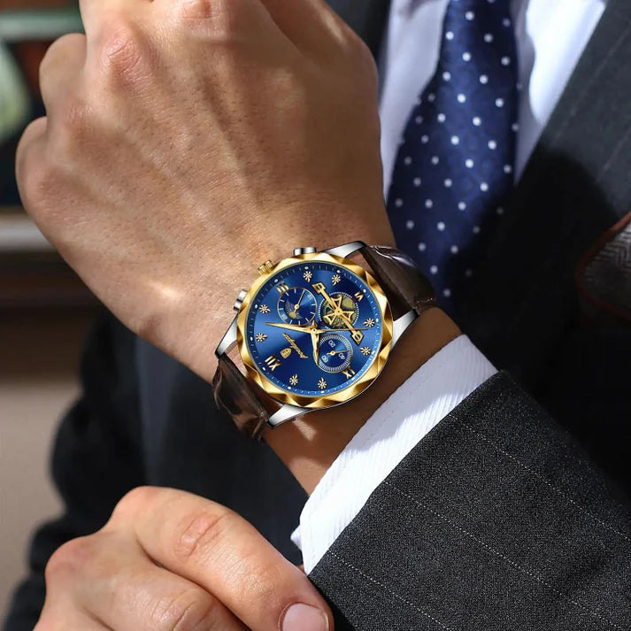 The Sovereign Chronograph | Premium Leather Edition