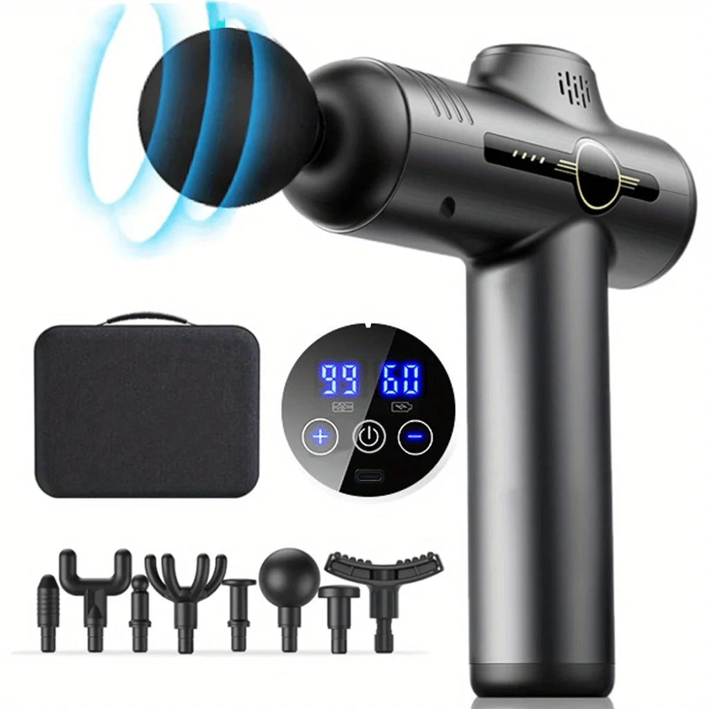 AliSolve™ Deep-Tissue Massage Gun | Portable Professional Recovery