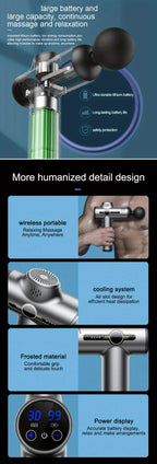 AliSolve™ Deep-Tissue Massage Gun | Portable Professional Recovery