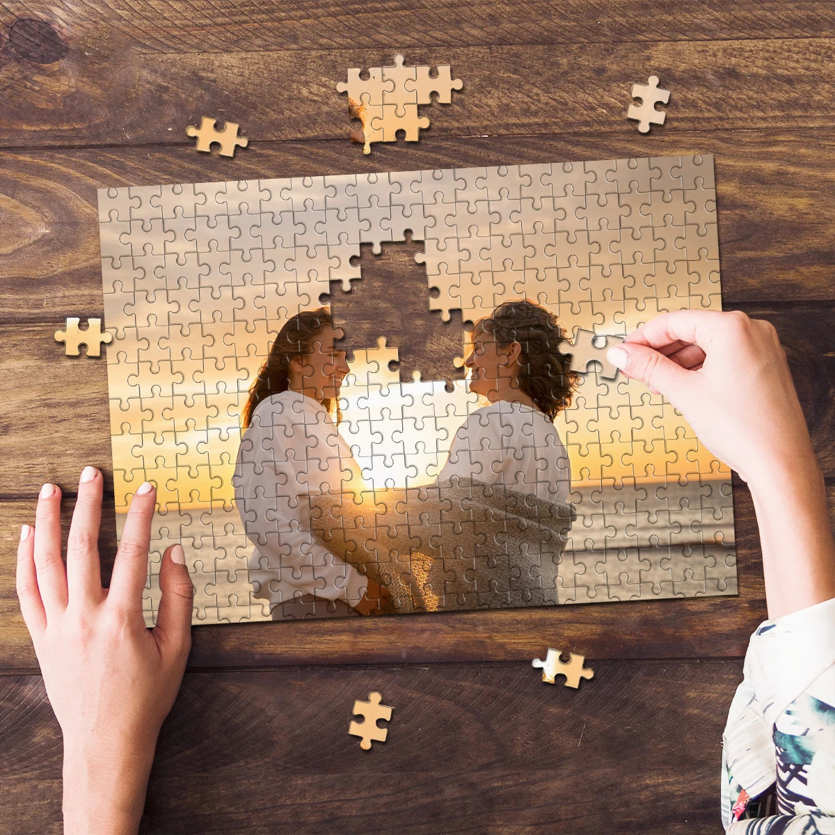 Personalised Family Photo Jigsaw Puzzle | Custom Keepsake Gift