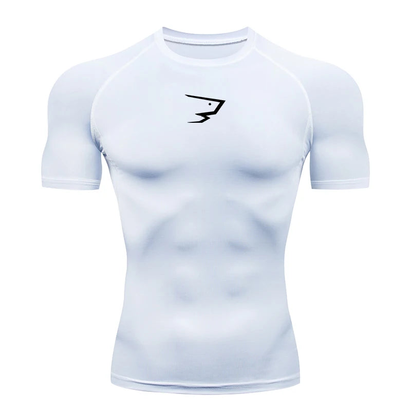 AliSolve™ Core-Tech Compression Shirt | Men's Athletic Fitness Tee