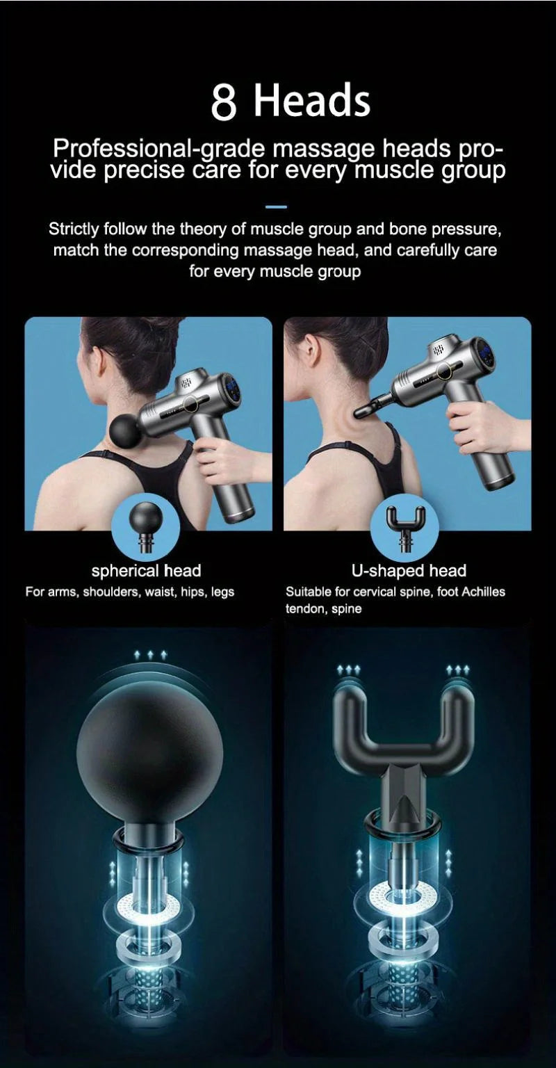 AliSolve™ Deep-Tissue Massage Gun | Portable Professional Recovery