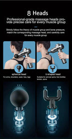 AliSolve™ Deep-Tissue Massage Gun | Portable Professional Recovery