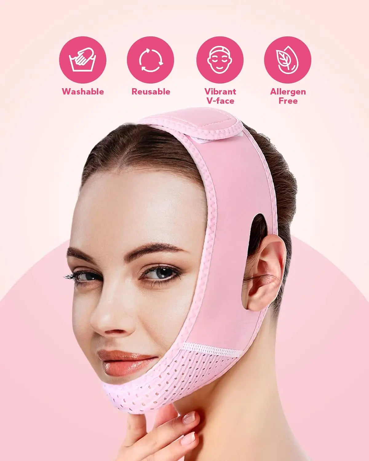 AliSolve™ V-Line Facial Shaping Strap | Premium Contour Lifting Mask