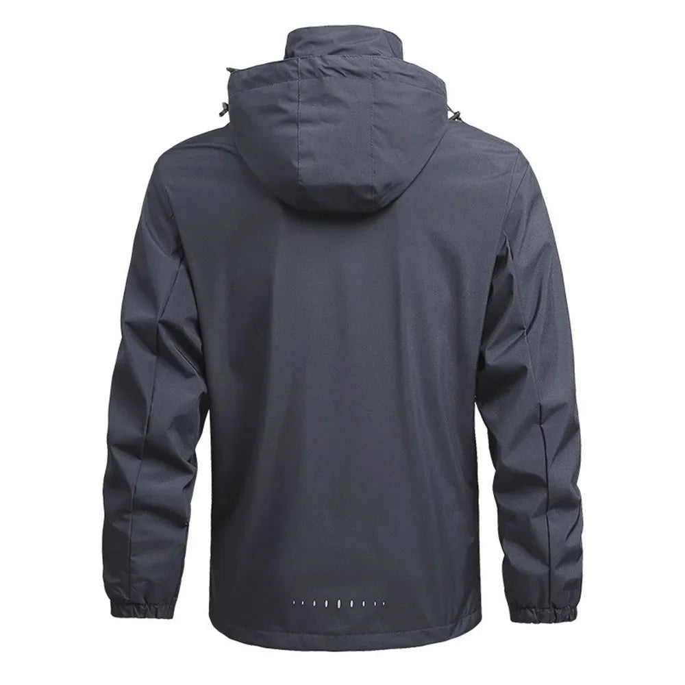 Men's Outdoor Waterproof Raincoat Lightweight Raincoat with Hood streetwear Hiking Windproof Jacket Climbing Outdoor Jackets