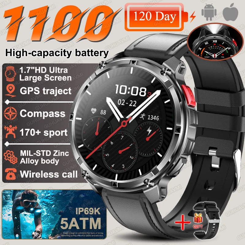 T-Rex3 Pro Military Smartwatch