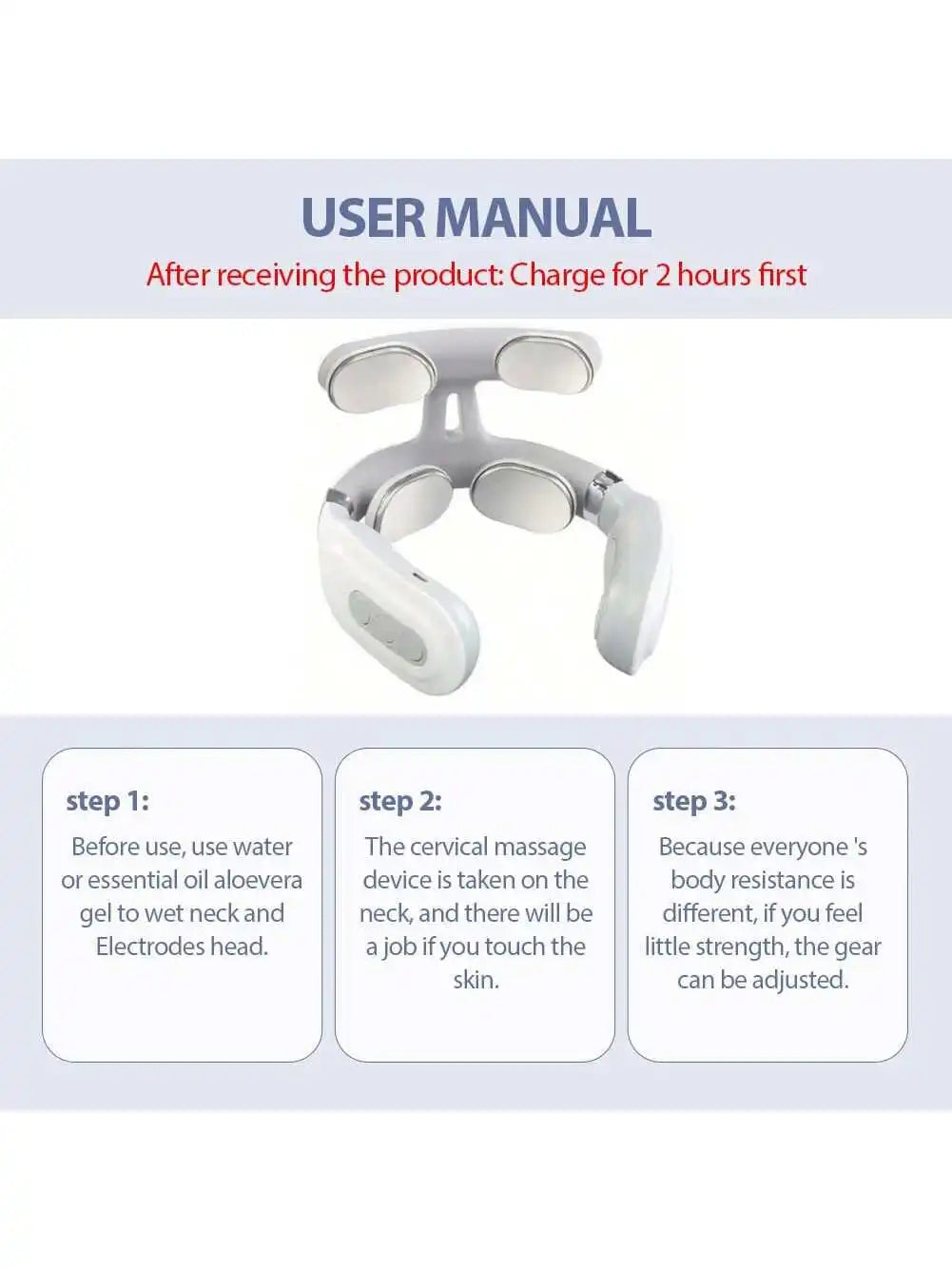 AliSolve™ Pulse-Relief Neck Massager | Cordless Thermal Body Care