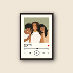 Personalised Song Album Cover Print | Custom Music Poster