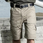 Outdoor Cargo Military Men Tactical Shorts for Summer Waterproof Urban Shorts Trekking Camp Pants Multi Pocket Plus Size Hiking