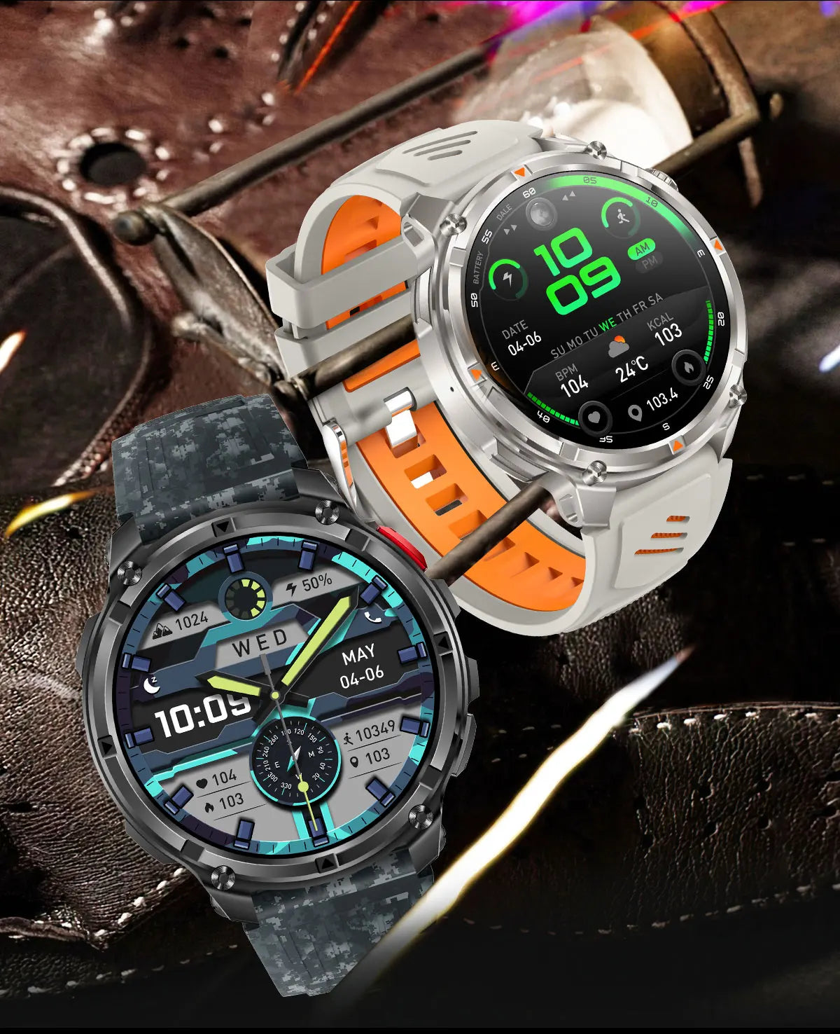 T-Rex3 Pro Military Smartwatch
