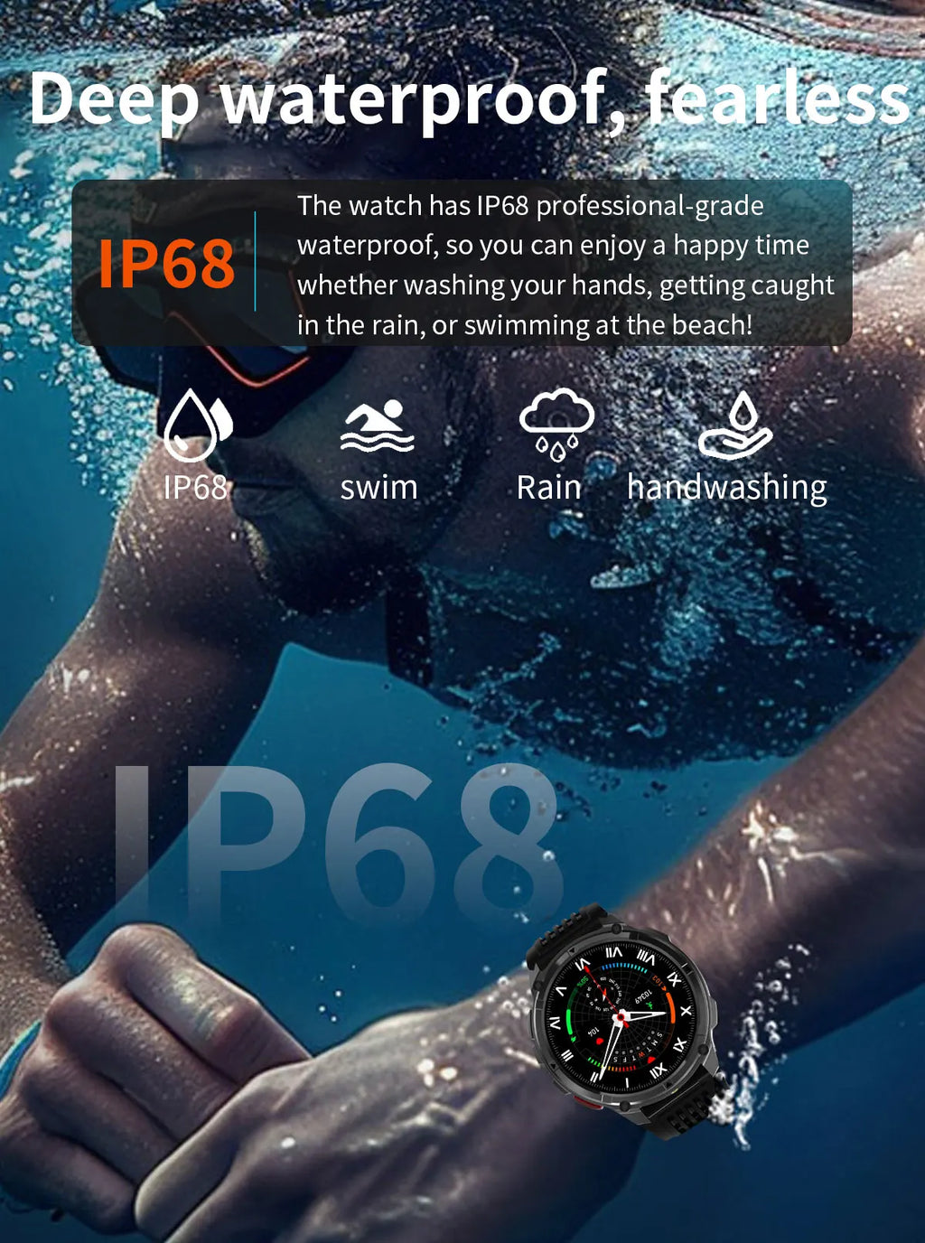 T-Rex3 Pro Military Smartwatch