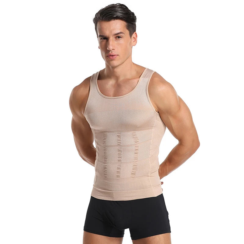 AliSolve™ Pro-Align Compression Vest | Men's Body Shaping Shirt