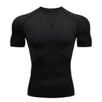 AliSolve™ Core-Tech Compression Shirt | Men's Athletic Fitness Tee