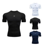 AliSolve™ Core-Tech Compression Shirt | Men's Athletic Fitness Tee