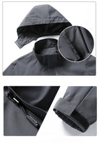 Men's Outdoor Waterproof Raincoat Lightweight Raincoat with Hood streetwear Hiking Windproof Jacket Climbing Outdoor Jackets