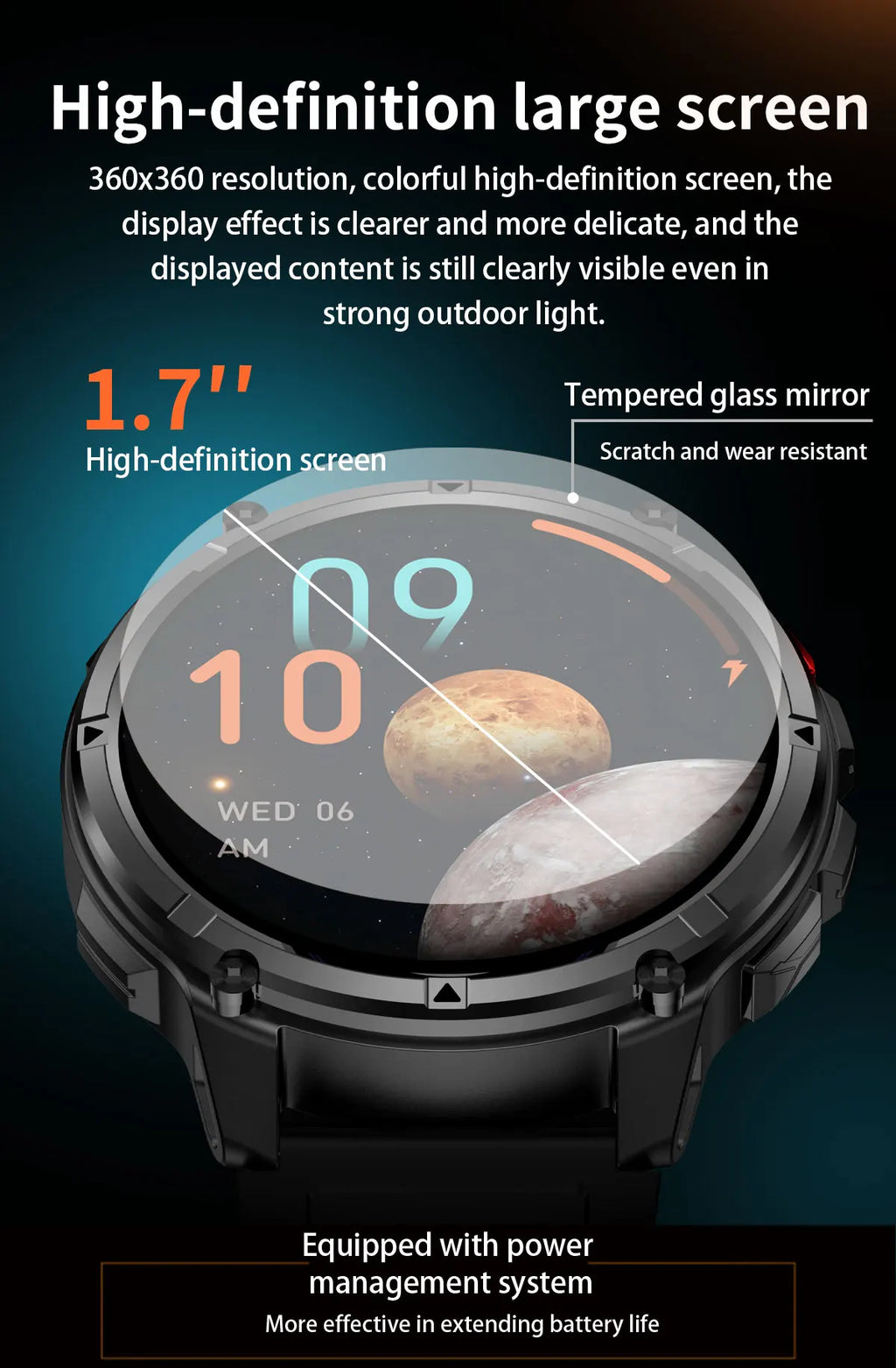 T-Rex3 Pro Military Smartwatch