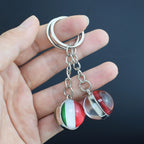 Personalised Double-Sided Luminous Photo Glass Ball Keychain