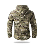 Lurker Shark Skin Soft Shell Tactical Jacket Men Waterproof Fleece Hooded Coat Hunt Clothes Autumn New Outdoor Camouflage Jacket