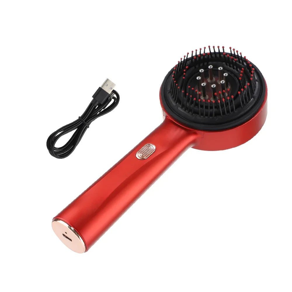 AliSolve™ 3-in-1 Red Light Scalp Massager | Professional Serum Comb