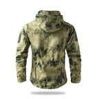 Lurker Shark Skin Soft Shell Tactical Jacket Men Waterproof Fleece Hooded Coat Hunt Clothes Autumn New Outdoor Camouflage Jacket