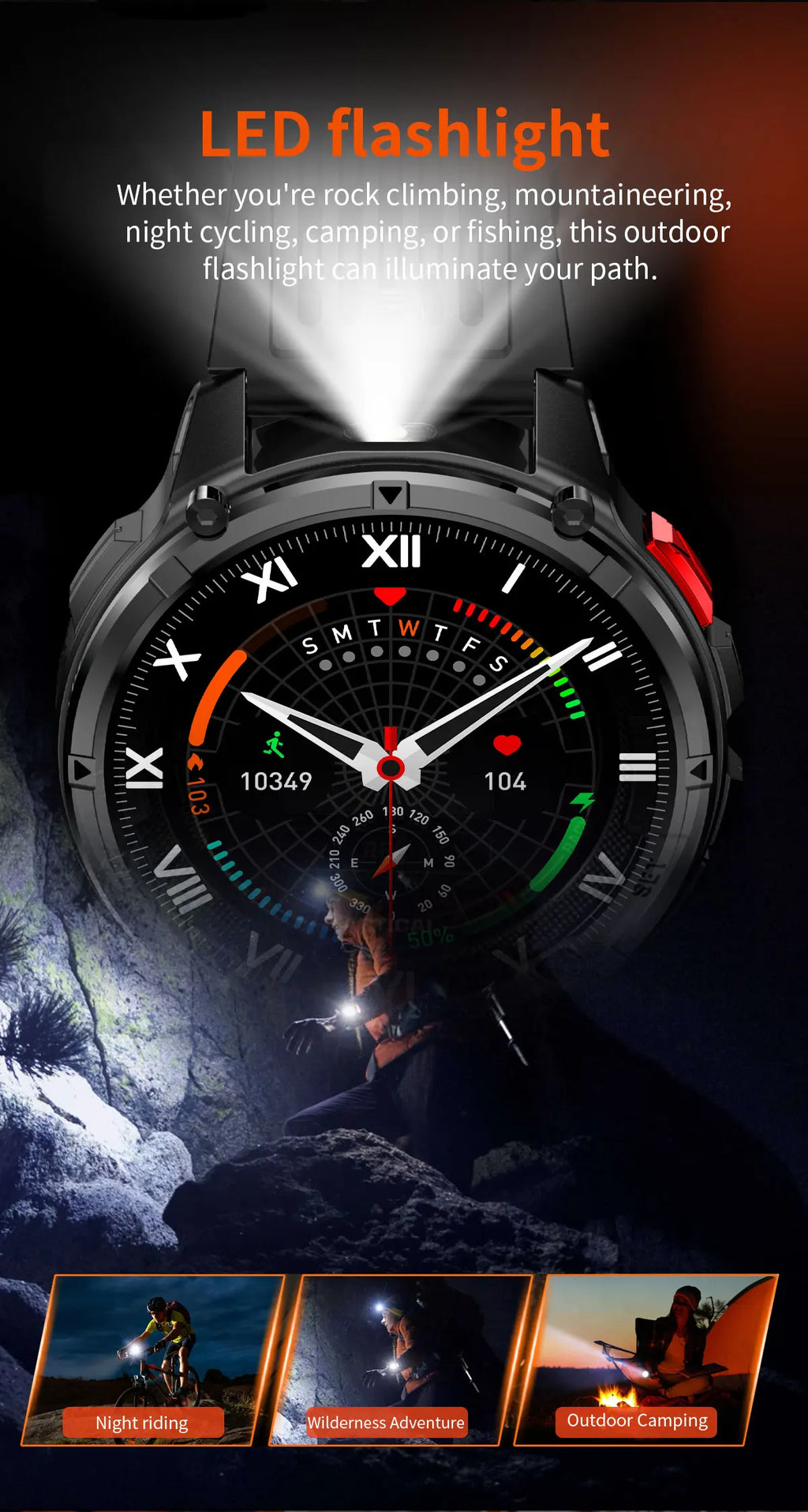 T-Rex3 Pro Military Smartwatch