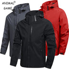 Men's Outdoor Waterproof Raincoat Lightweight Raincoat with Hood streetwear Hiking Windproof Jacket Climbing Outdoor Jackets