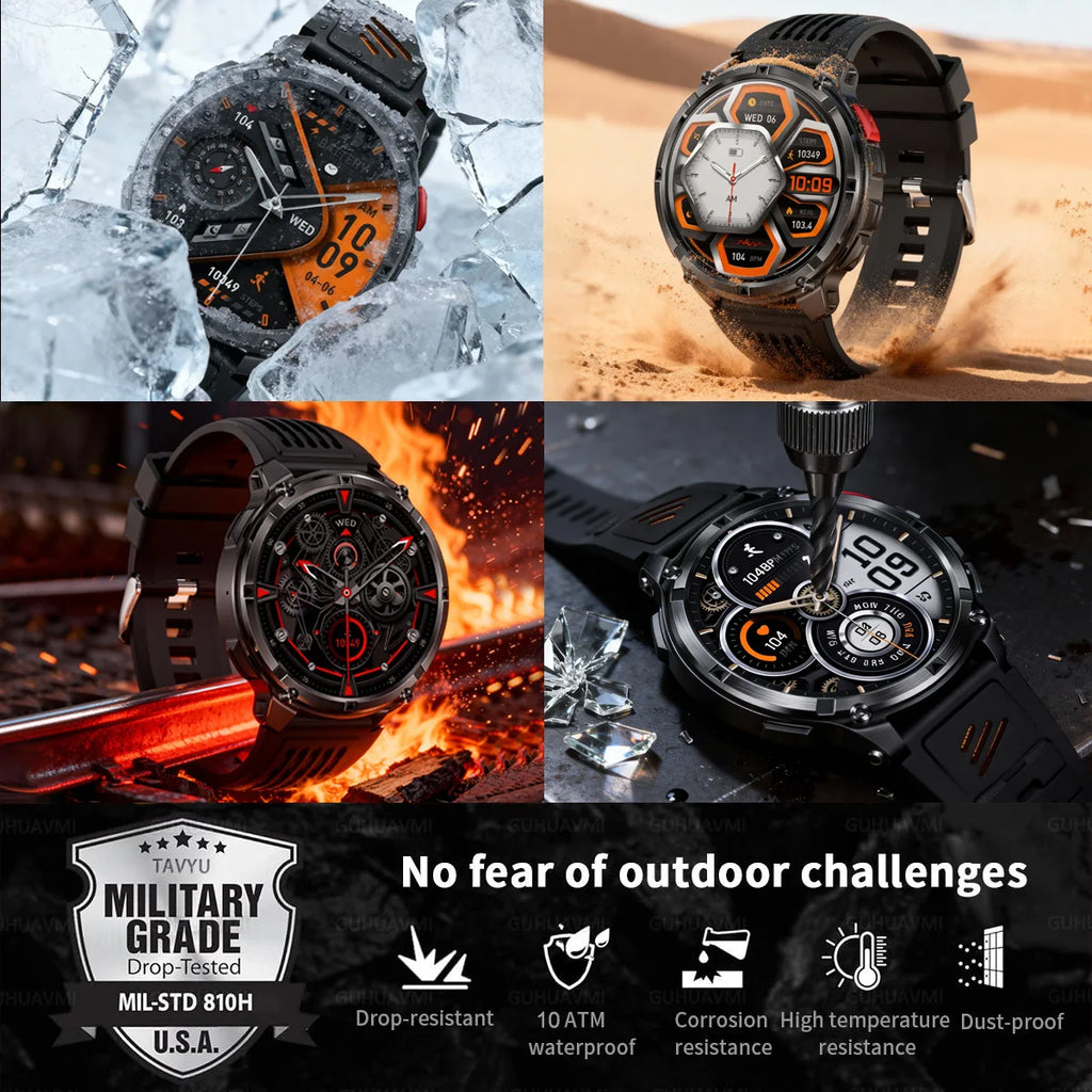T-Rex3 Pro Military Smartwatch
