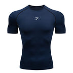 AliSolve™ Core-Tech Compression Shirt | Men's Athletic Fitness Tee
