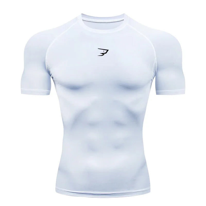 AliSolve™ Core-Tech Compression Shirt | Men's Athletic Fitness Tee