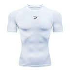AliSolve™ Core-Tech Compression Shirt | Men's Athletic Fitness Tee