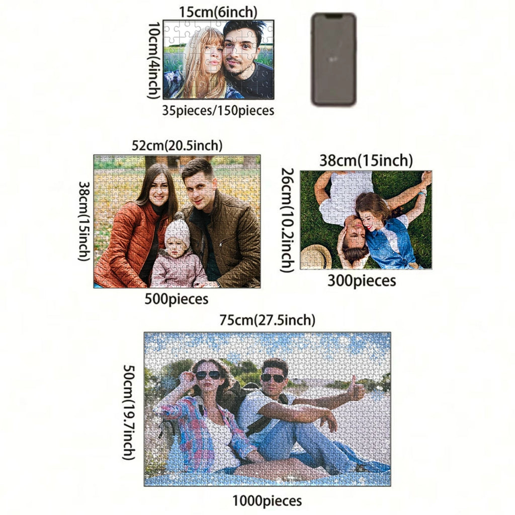 Personalised Family Photo Jigsaw Puzzle | Custom Keepsake Gift