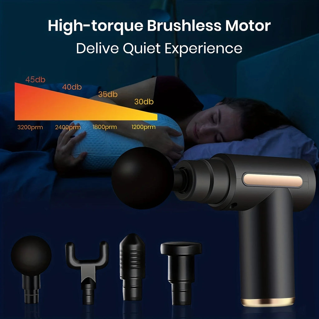 AliSolve™ Deep-Tissue Massage Gun | Portable Professional Recovery