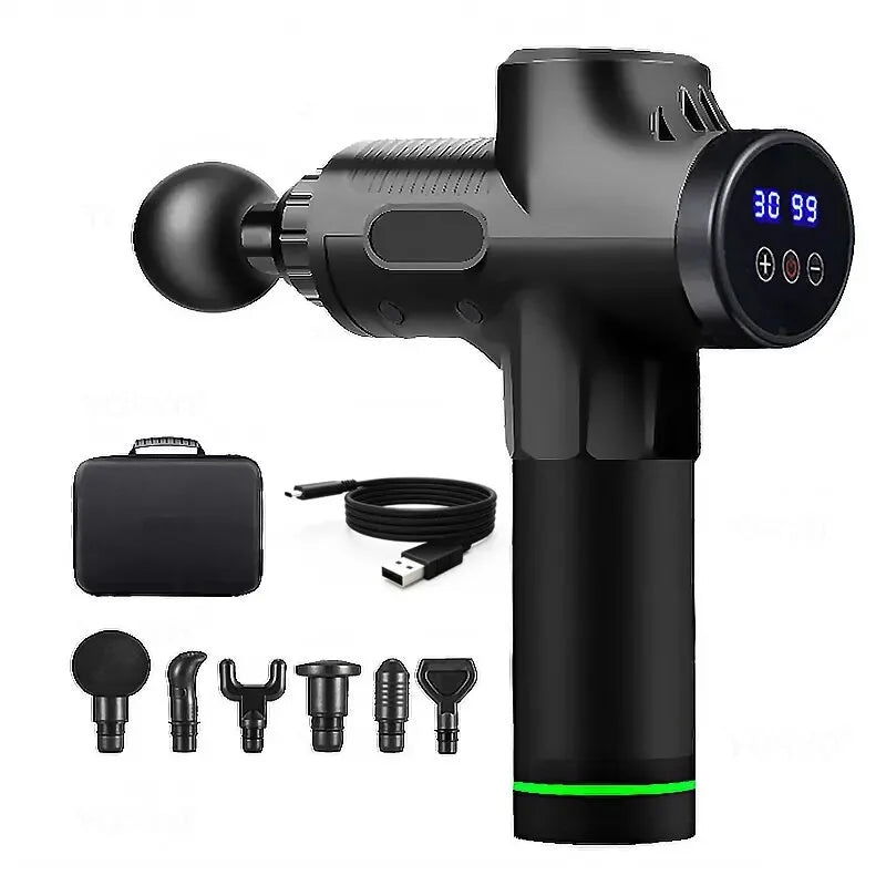 AliSolve™ Deep-Tissue Massage Gun | Portable Professional Recovery