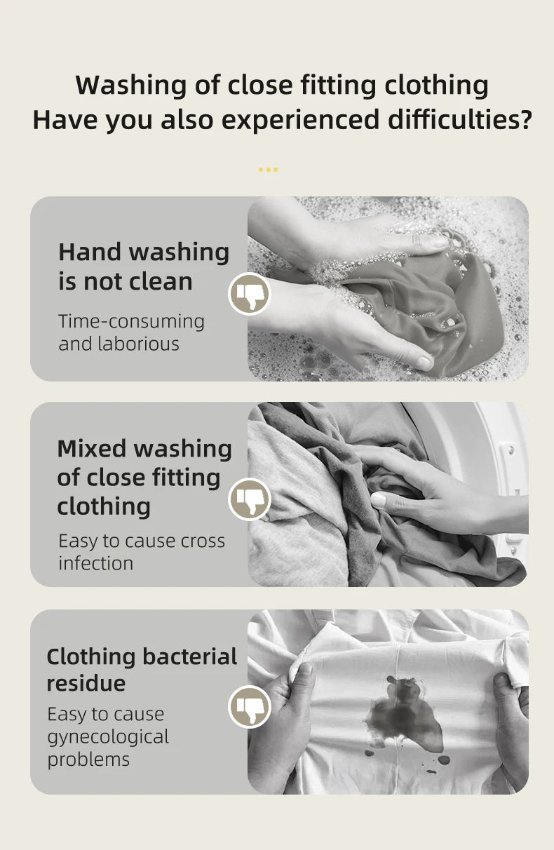 AliSolve™ Portable Mini Washer | Compact Ultrasonic Clothes Cleaner