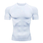 AliSolve™ Core-Tech Compression Shirt | Men's Athletic Fitness Tee