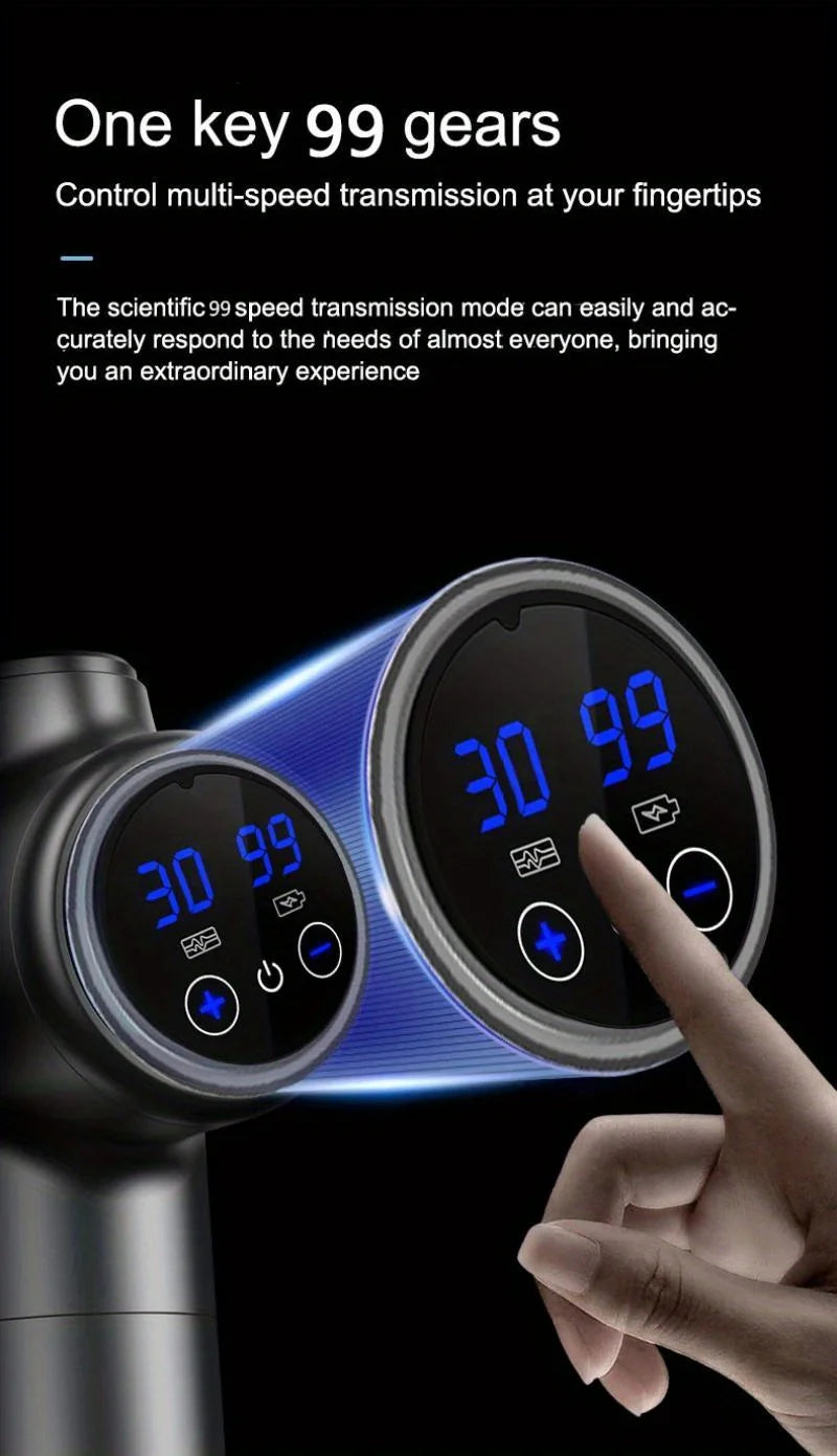 AliSolve™ Deep-Tissue Massage Gun | Portable Professional Recovery