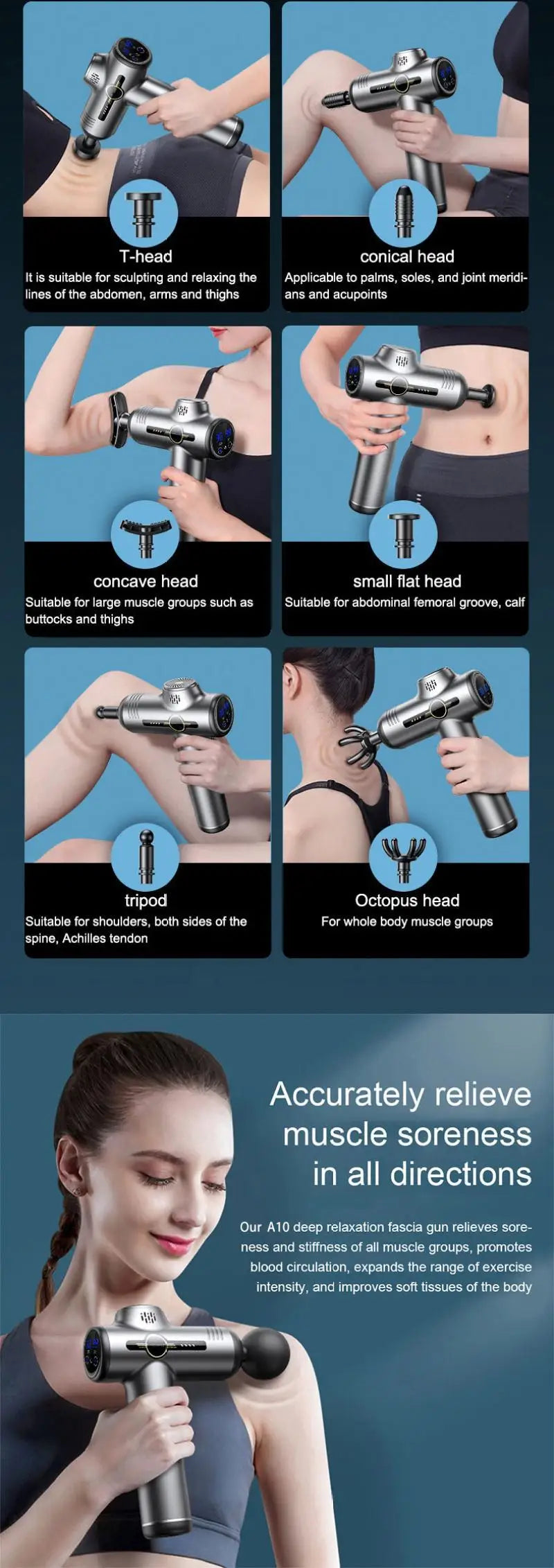 AliSolve™ Deep-Tissue Massage Gun | Portable Professional Recovery
