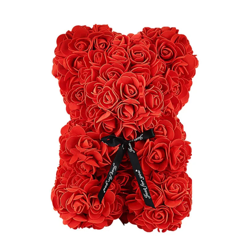 Handcrafted Eternal Rose Teddy Bear| Perfect Gift