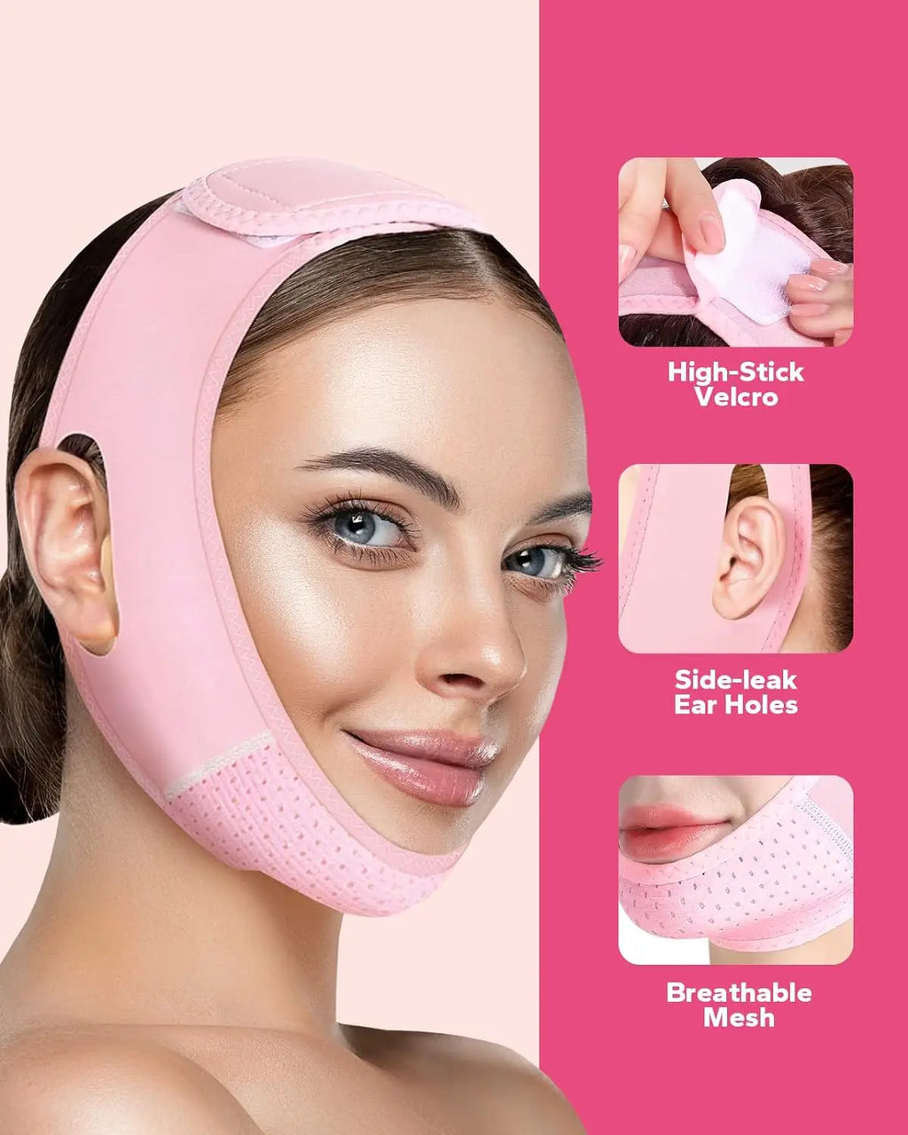 AliSolve™ V-Line Facial Shaping Strap | Premium Contour Lifting Mask