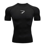 AliSolve™ Core-Tech Compression Shirt | Men's Athletic Fitness Tee
